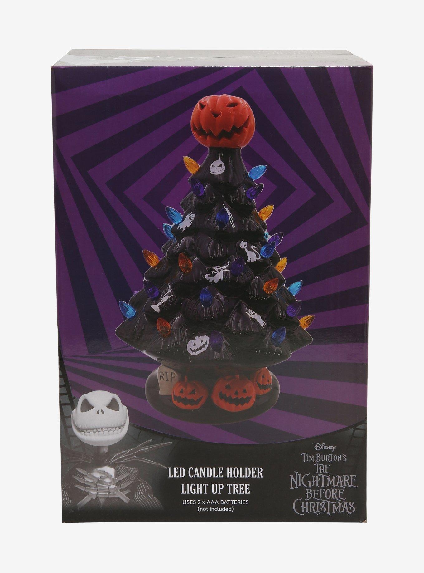 The Nightmare Before Christmas Halloween Light-Up Ceramic Tree, , alternate