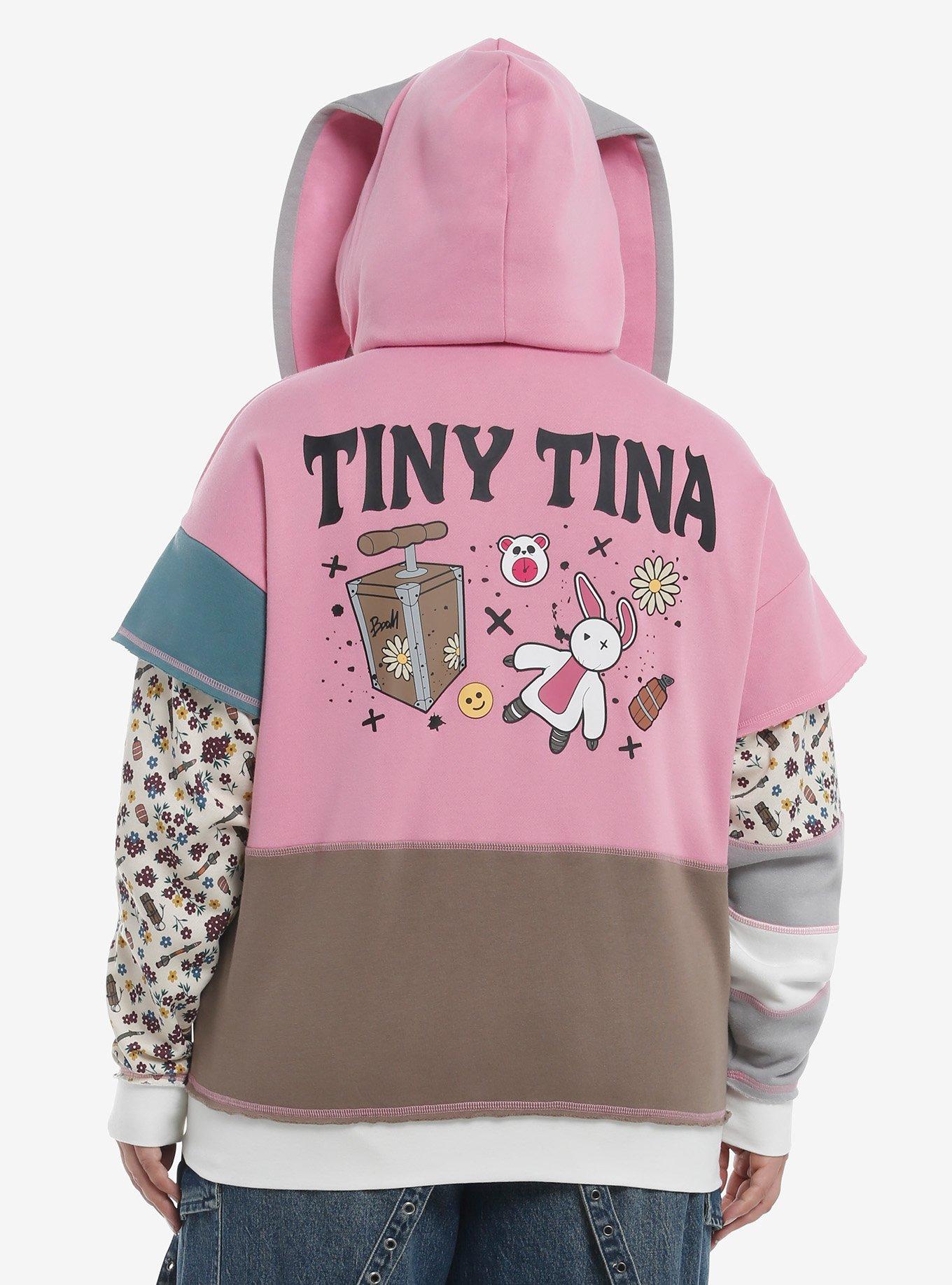 Borderlands Tiny Tina Girls Hoodie Plus Size, MULTI, alternate