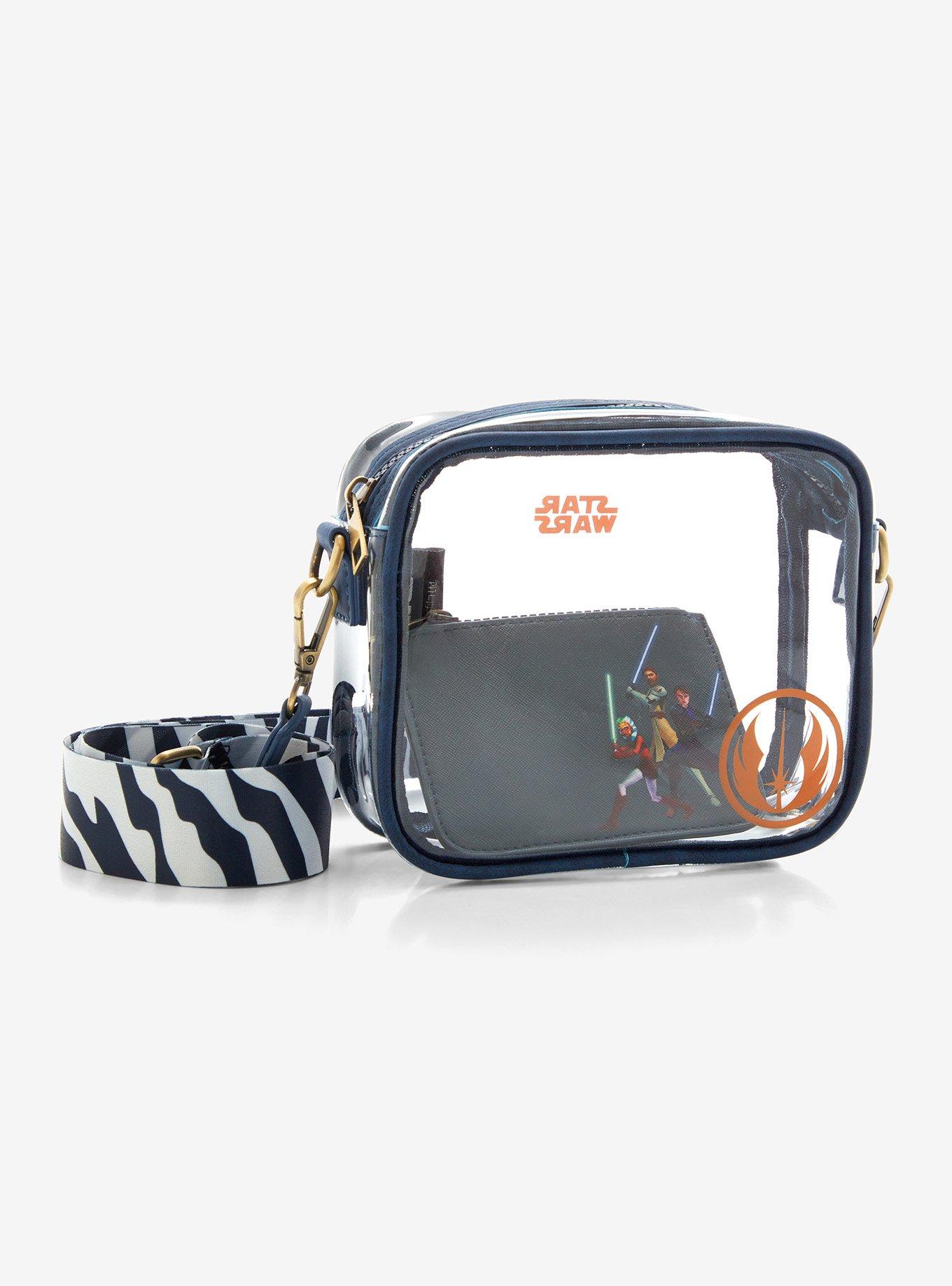 Star Wars Clone Wars Trio Clear Crossbody Bag With Pouch Her Universe Exclusive, , hi-res