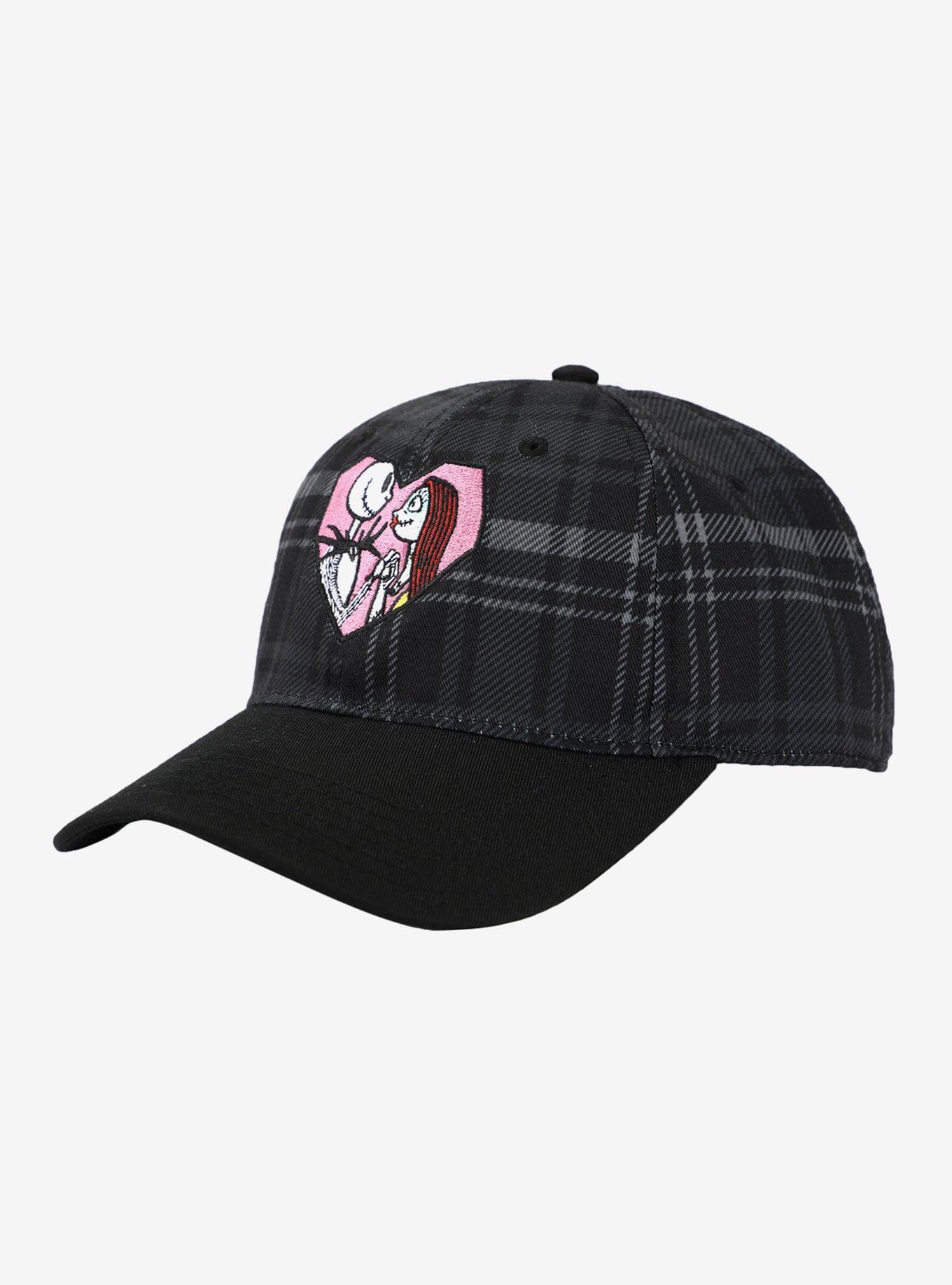 The Nightmare Before Christmas Jack & Sally Plaid Dad Cap, , alternate