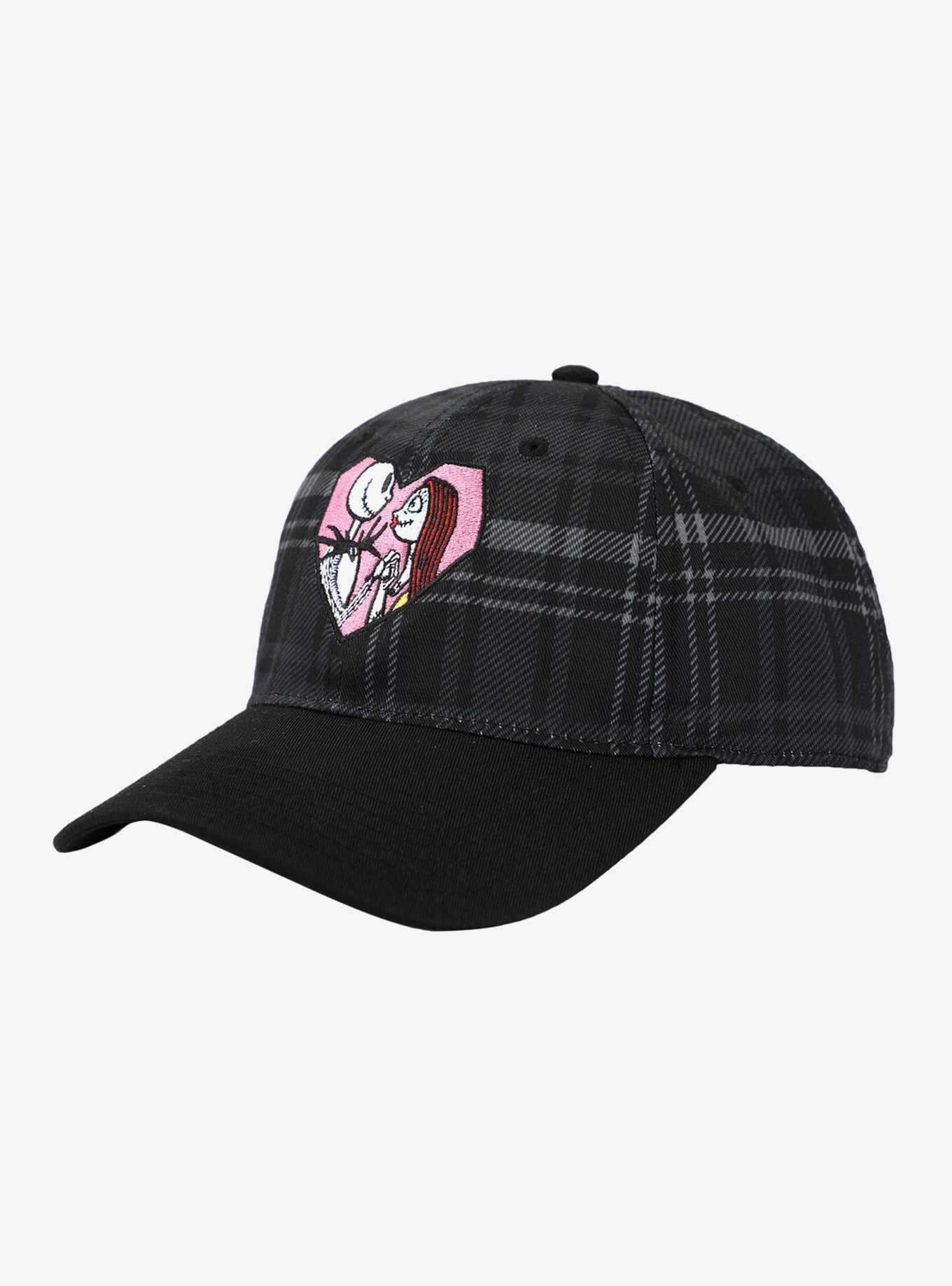 The Nightmare Before Christmas Jack & Sally Plaid Dad Cap, , hi-res