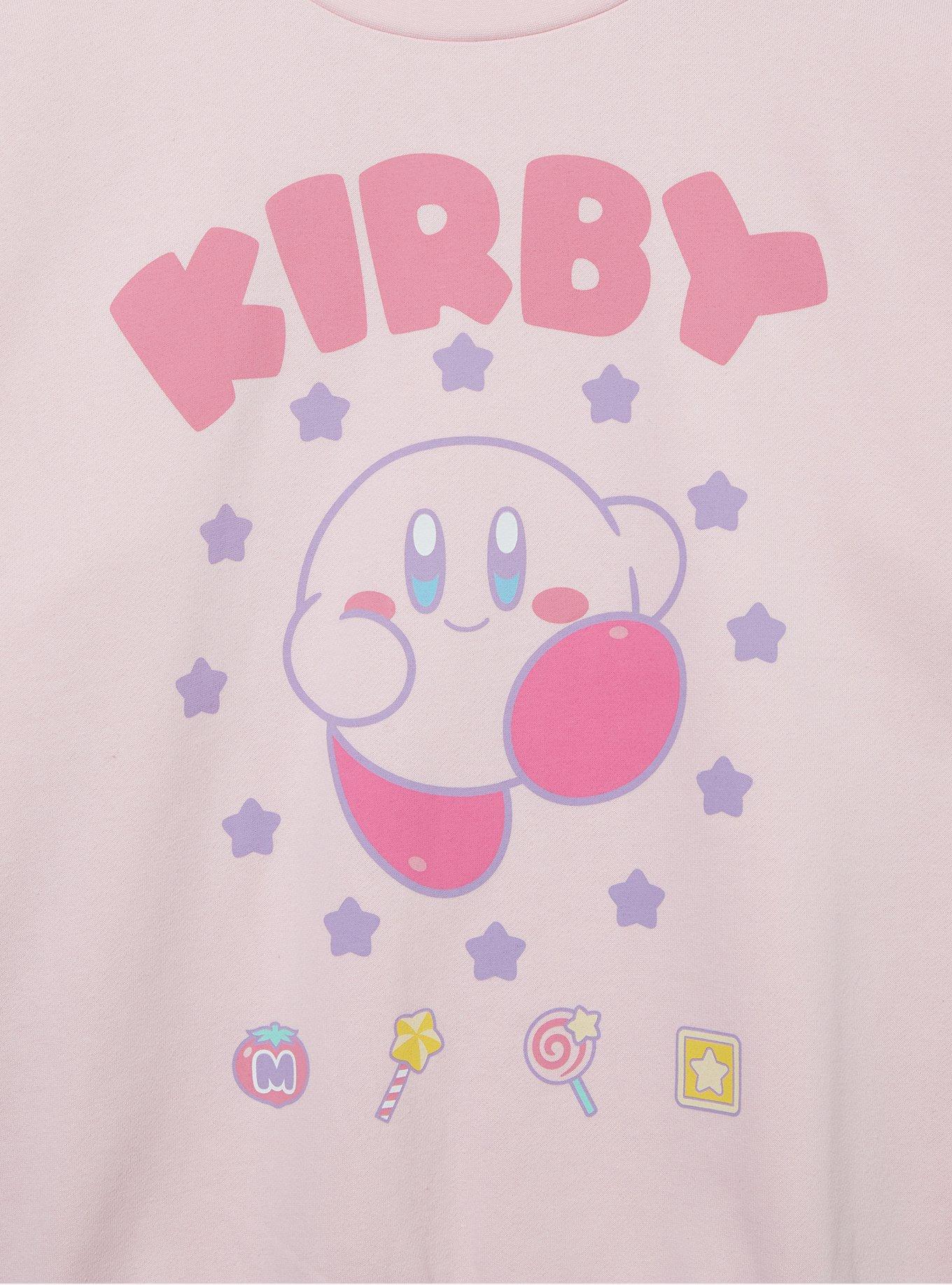 Nintendo Kirby Color Block Crewneck — BoxLunch Exclusive, , hi-res