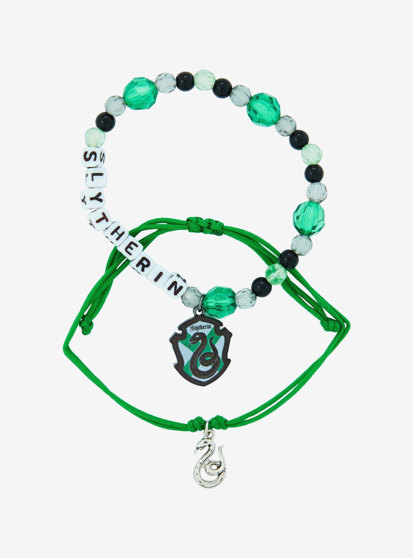 Harry Potter Slytherin Bracelet Set, , alternate