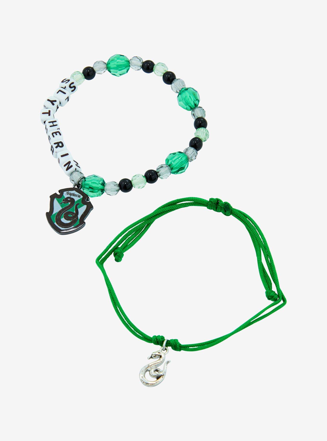 Harry Potter Slytherin Bracelet Set, , alternate