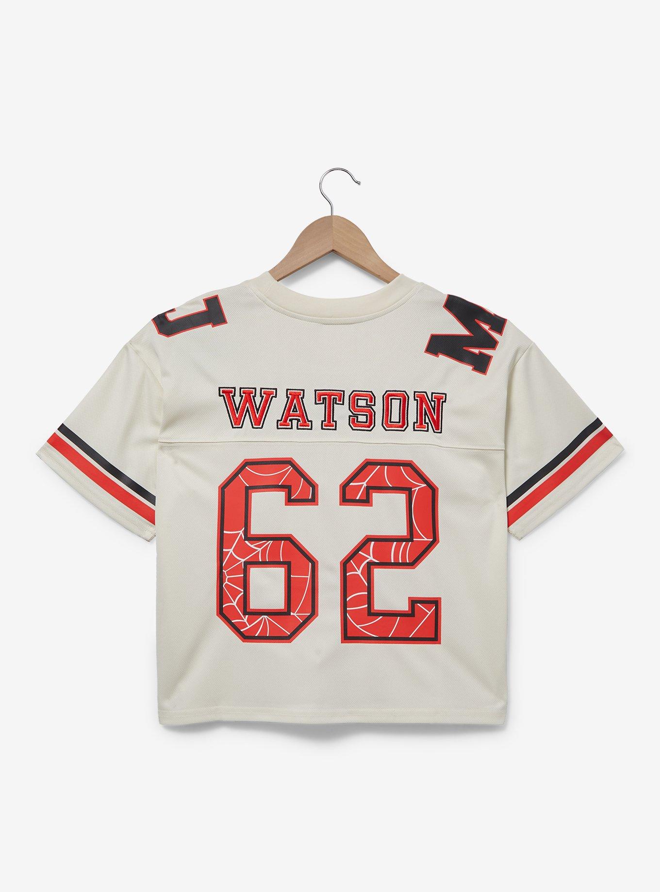 Marvel Spider-Man Mary Jane Watson Women's Cropped Jersey - BoxLunch Exclusive