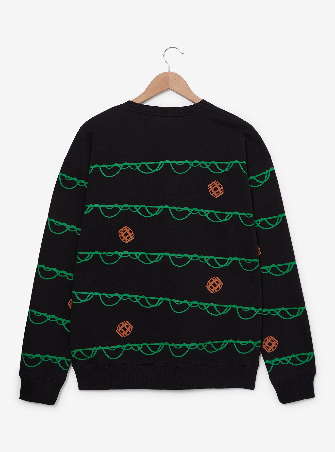 Nintendo Donkey Kong Vines & Barrels Crewneck - BoxLunch Exclusive, , hi-res