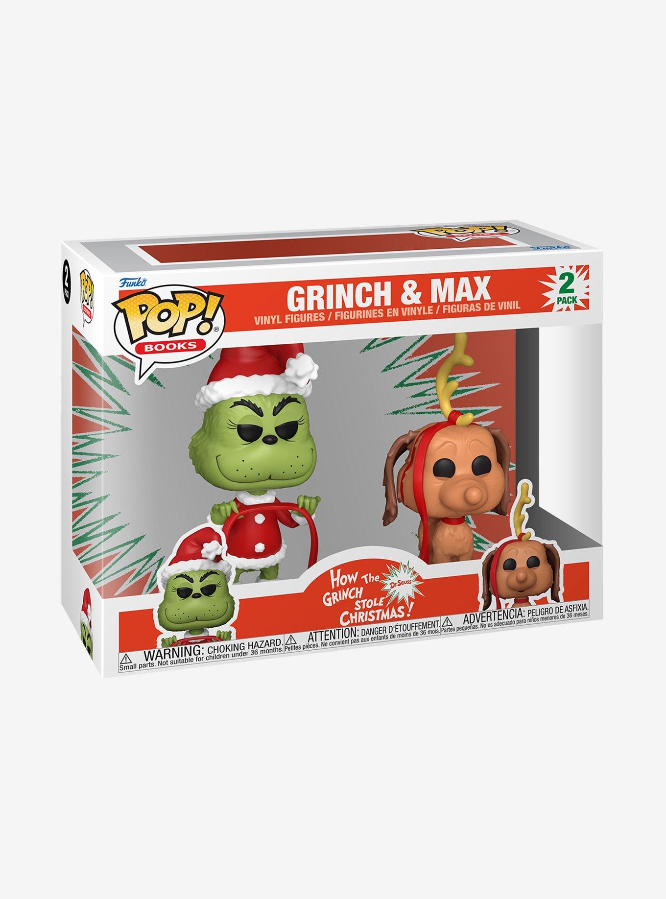 Funko Pop! Books How the Grinch Stole Christmas Grinch & Max Vinyl Figure Set, , alternate