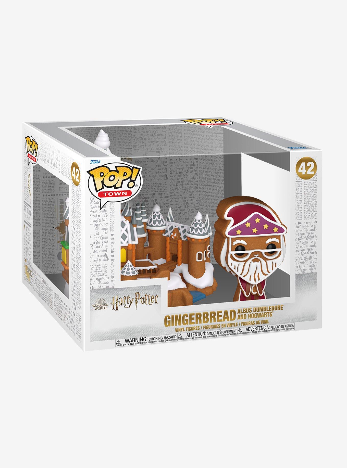 Funko Pop! Town Harry Potter Gingerbread Albus Dumbledore & Hogwarts Vinyl Figure Set, , alternate