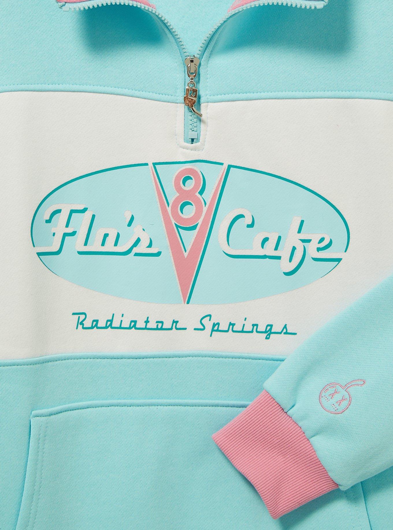 Cakeworthy Disney Pixar Cars Flo's Cafe Quarter Zip Sweatshirt, , hi-res