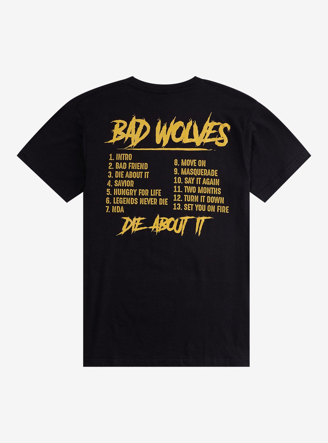 Bad Wolves Die About It Tour T-Shirt, , hi-res