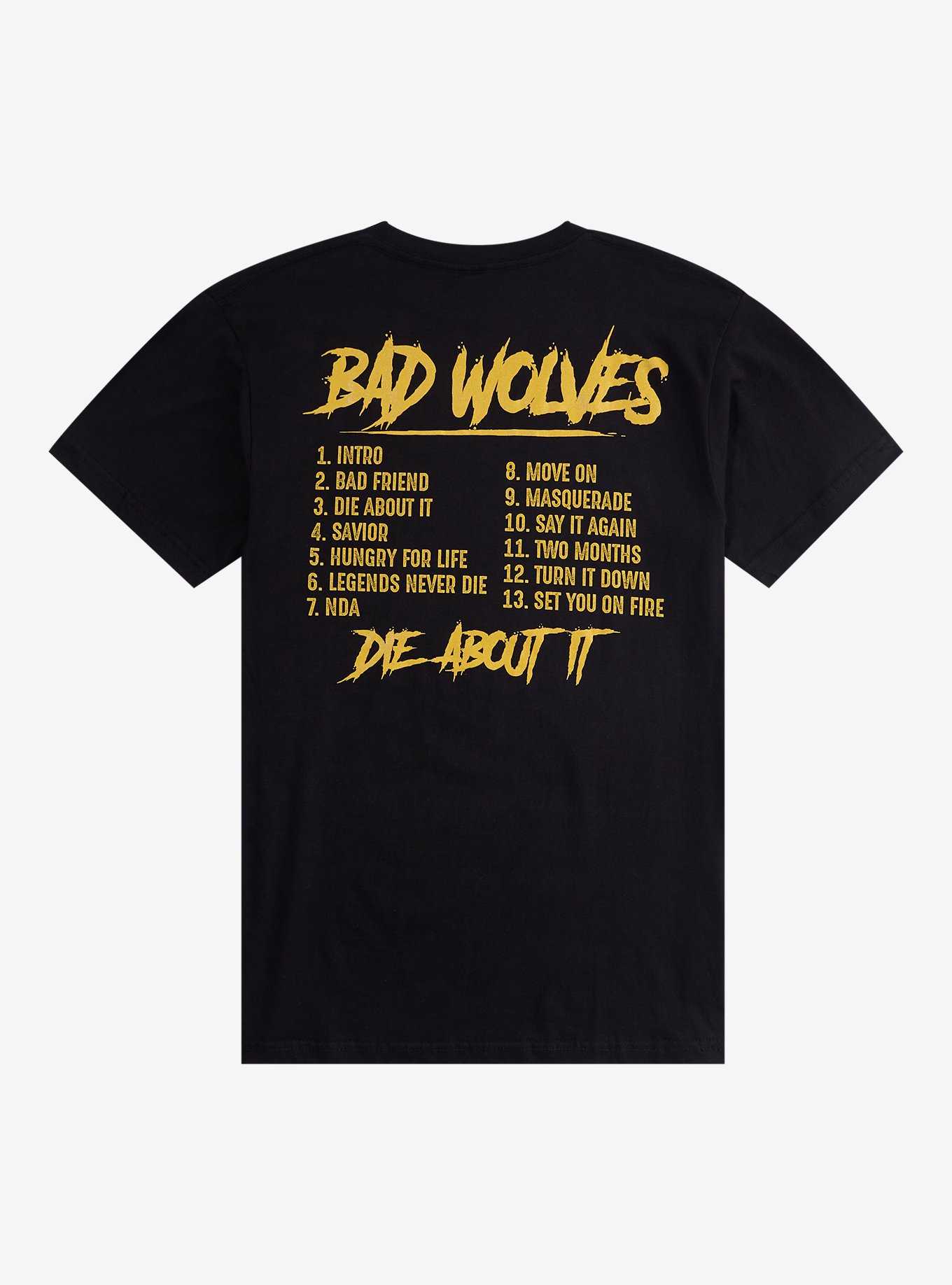 Bad Wolves Die About It Tour T-Shirt, , hi-res