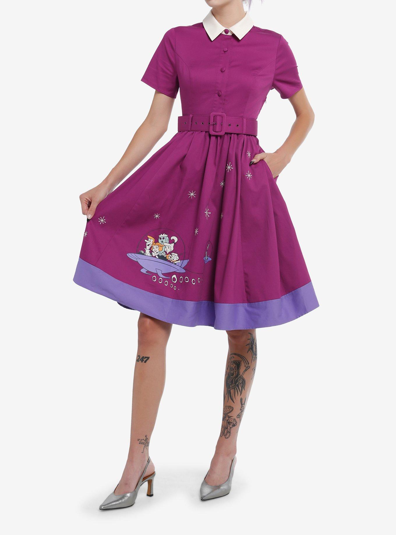 Her Universe The Jetsons Collar Retro Dress Her Universe Exclusive, MULTI, alternate