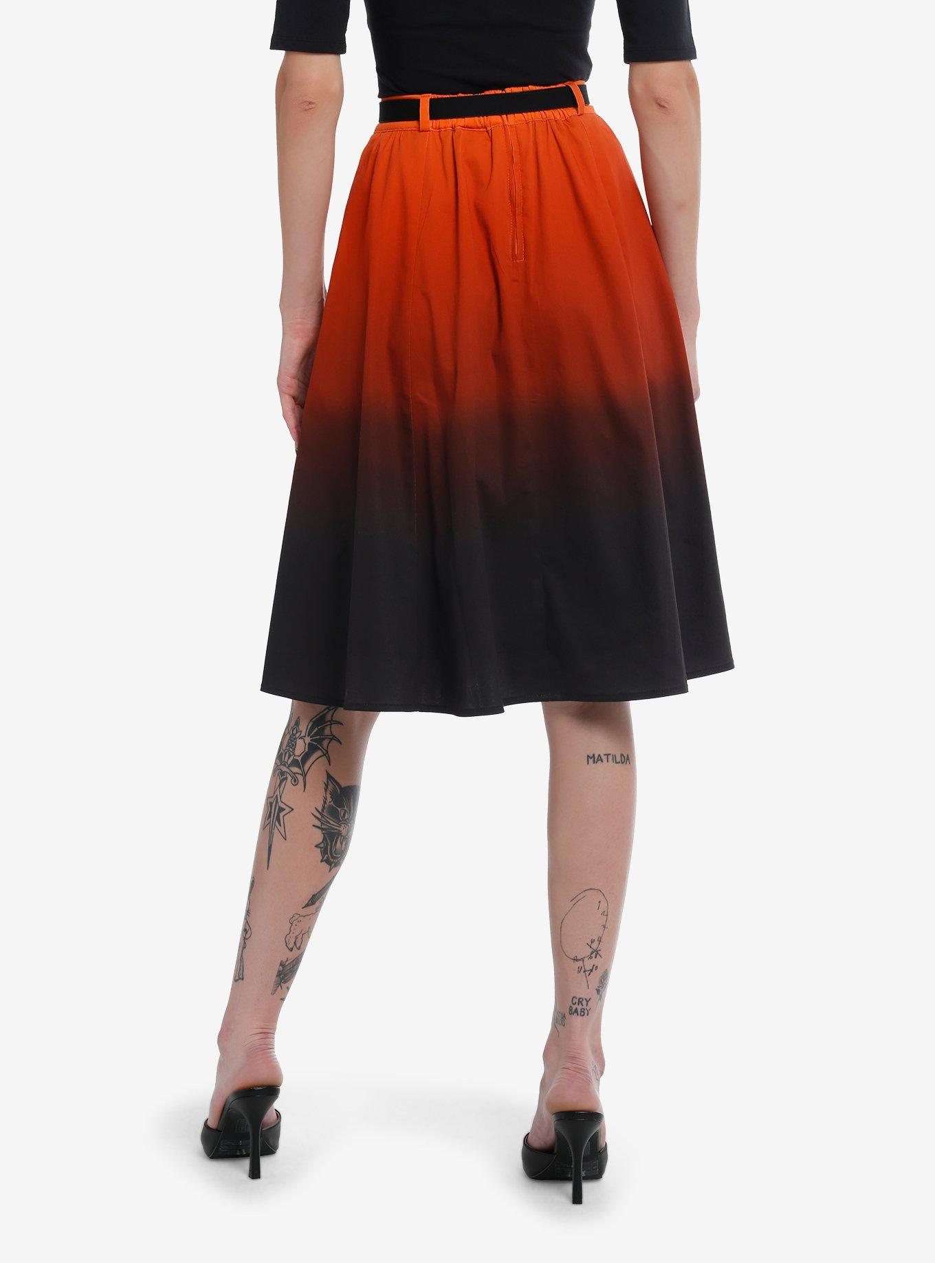 Her Universe The Nightmare Before Christmas Zero Ombre Retro Skirt Her Universe Exclusive, , hi-res