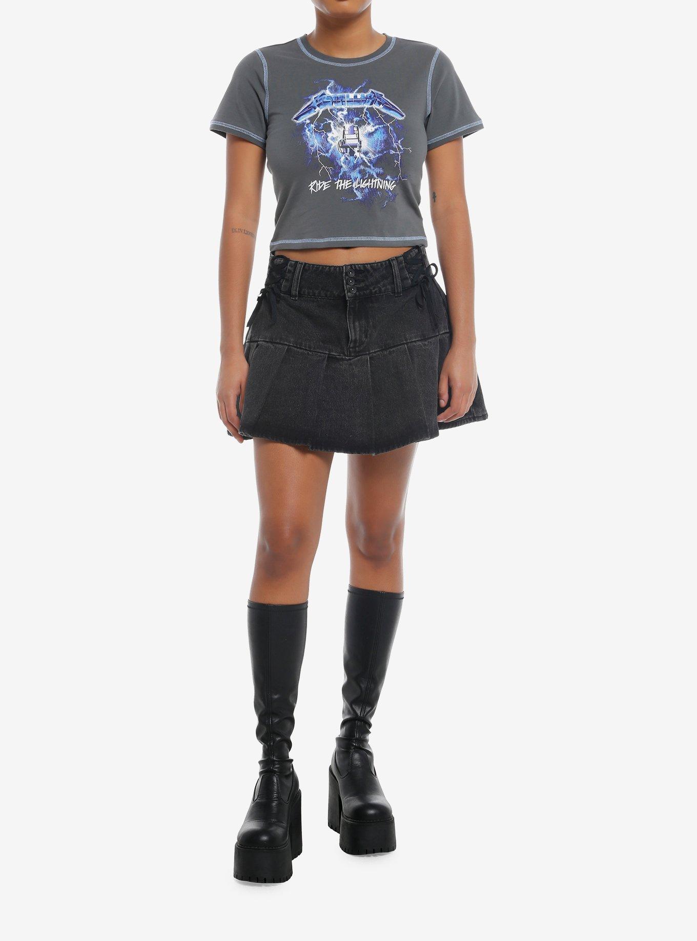 Metallica Ride The Lightning Girls Baby T-Shirt, , hi-res