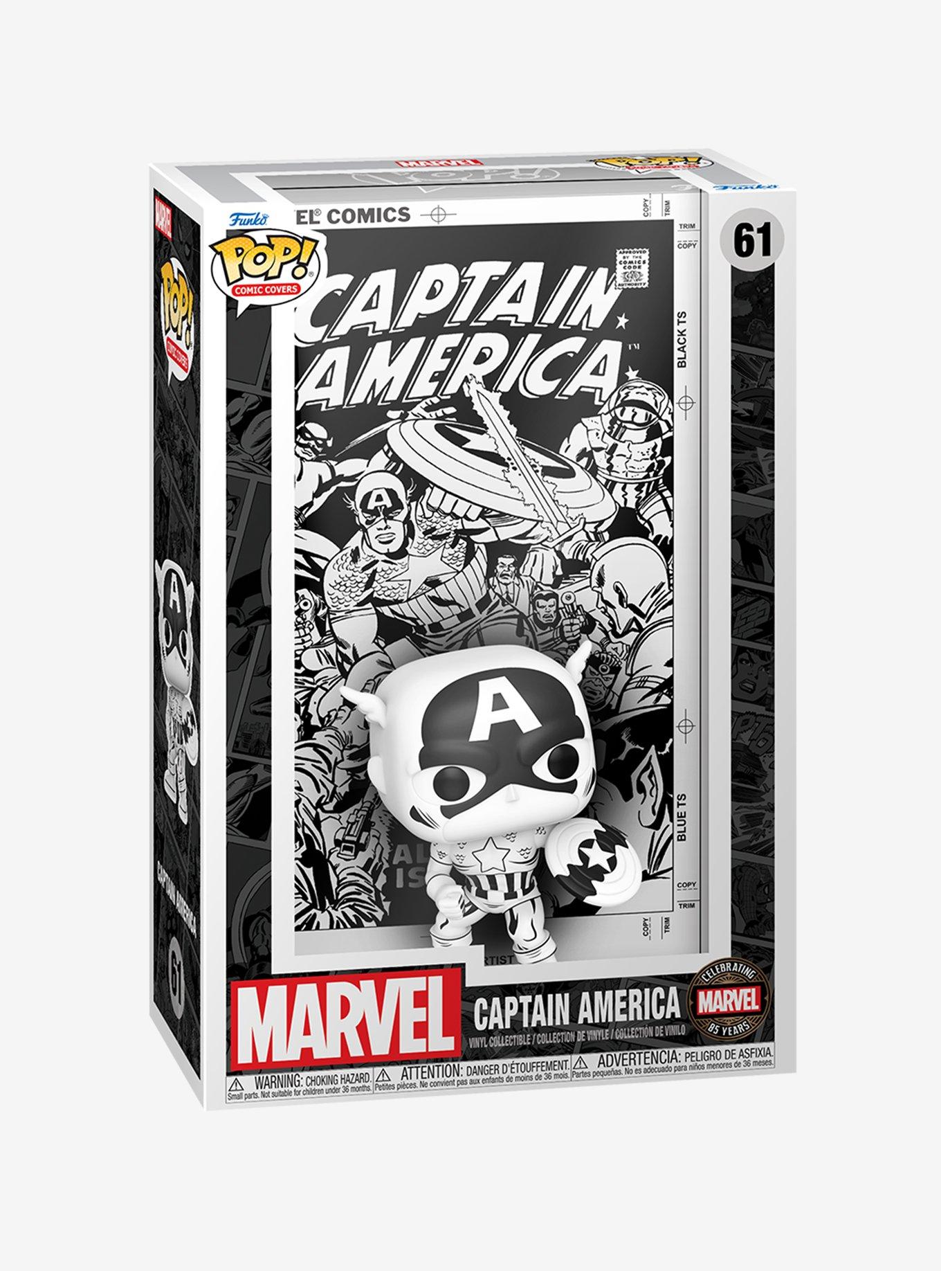 Funko Pop! Comic Covers Marvel Captain America 85th Anniversary Vinyl Figure, , alternate