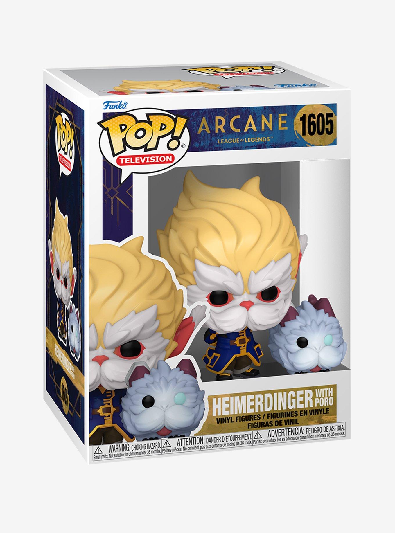 Funko Pop! Television Arcane Heimerdinger with Poro Vinyl Figure Set, , alternate