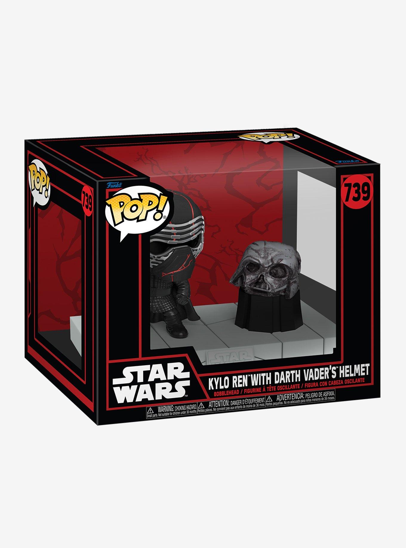 Funko Pop! Star Wars Kylo Ren with Darth Vader's Helmet Vinyl Figure, , hi-res