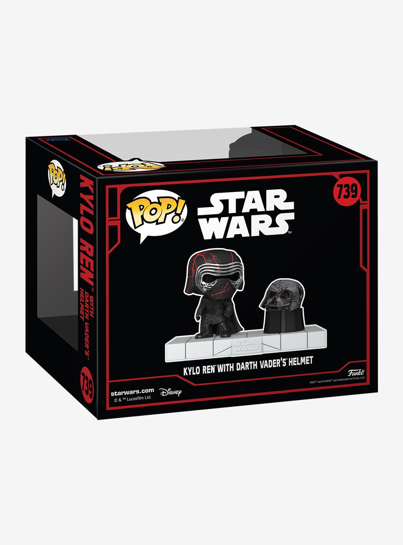 Funko Pop! Star Wars Kylo Ren with Darth Vader's Helmet Vinyl Figure, , alternate