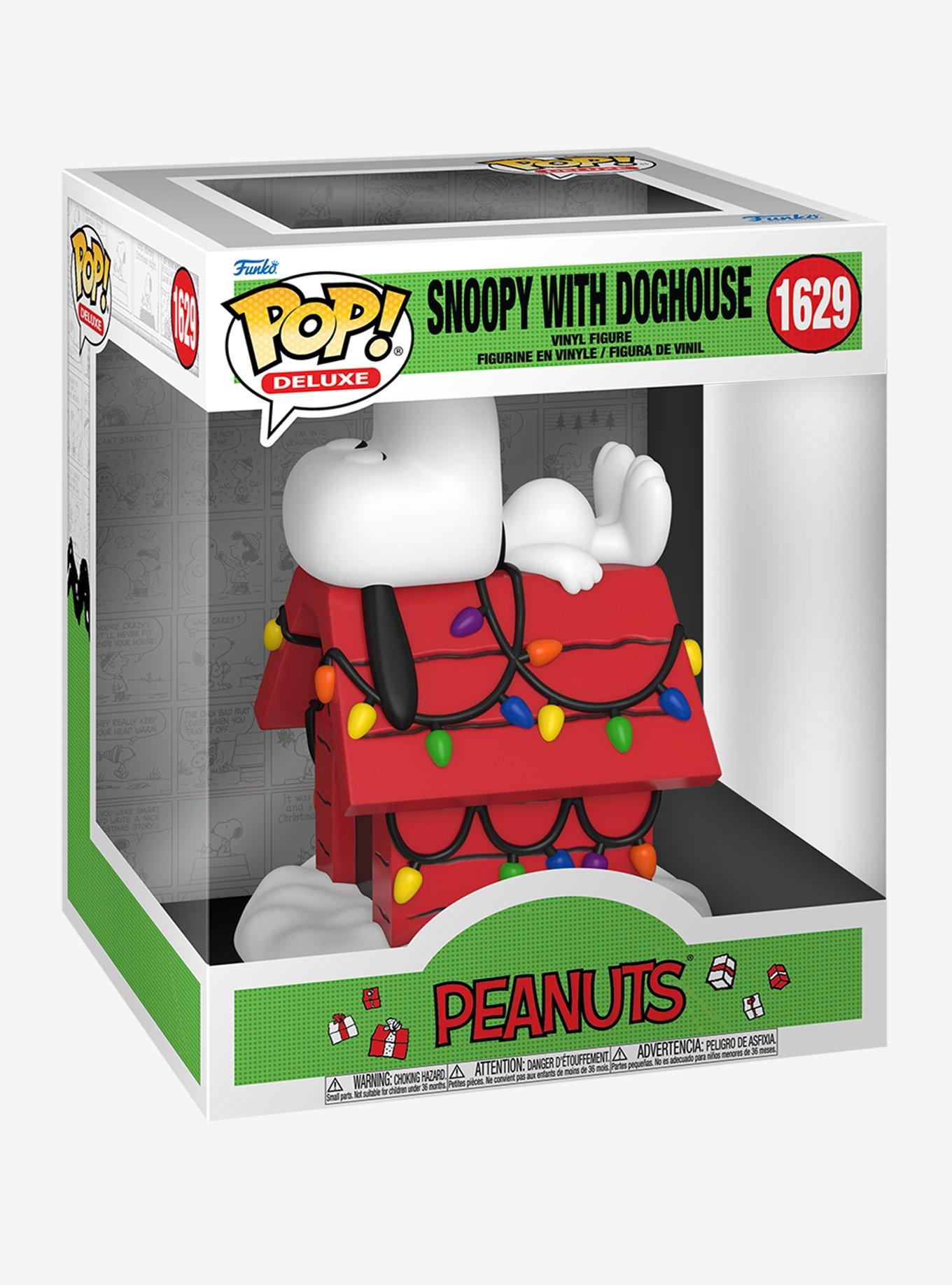 Funko Pop! Deluxe Peanuts Snoopy with Doghouse Vinyl Figure, , alternate