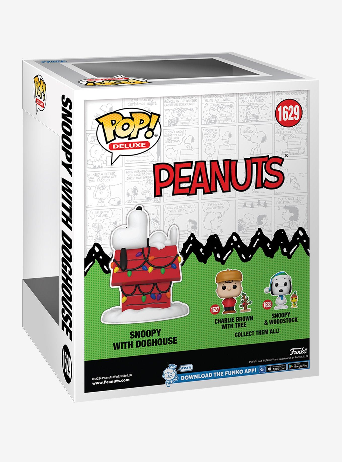 Funko Pop! Deluxe Peanuts Snoopy with Doghouse Vinyl Figure, , alternate