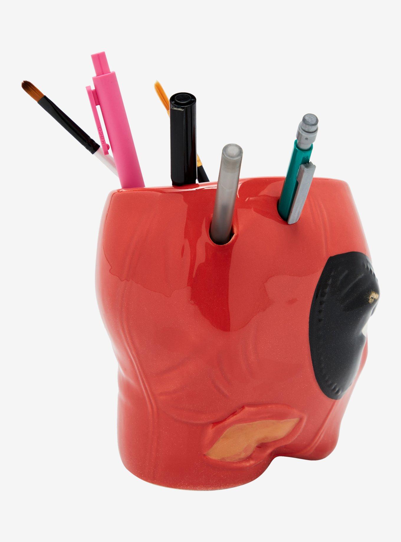 Marvel Deadpool Mask Figural Pencil Holder