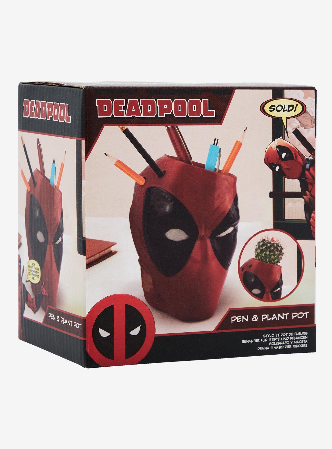 Marvel Deadpool Mask Figural Pencil Holder