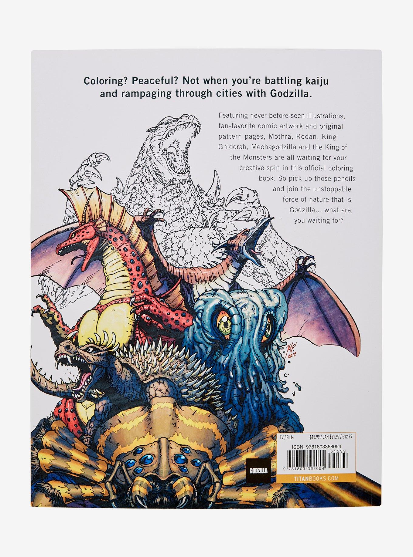 Godzilla Official Coloring Book, , alternate