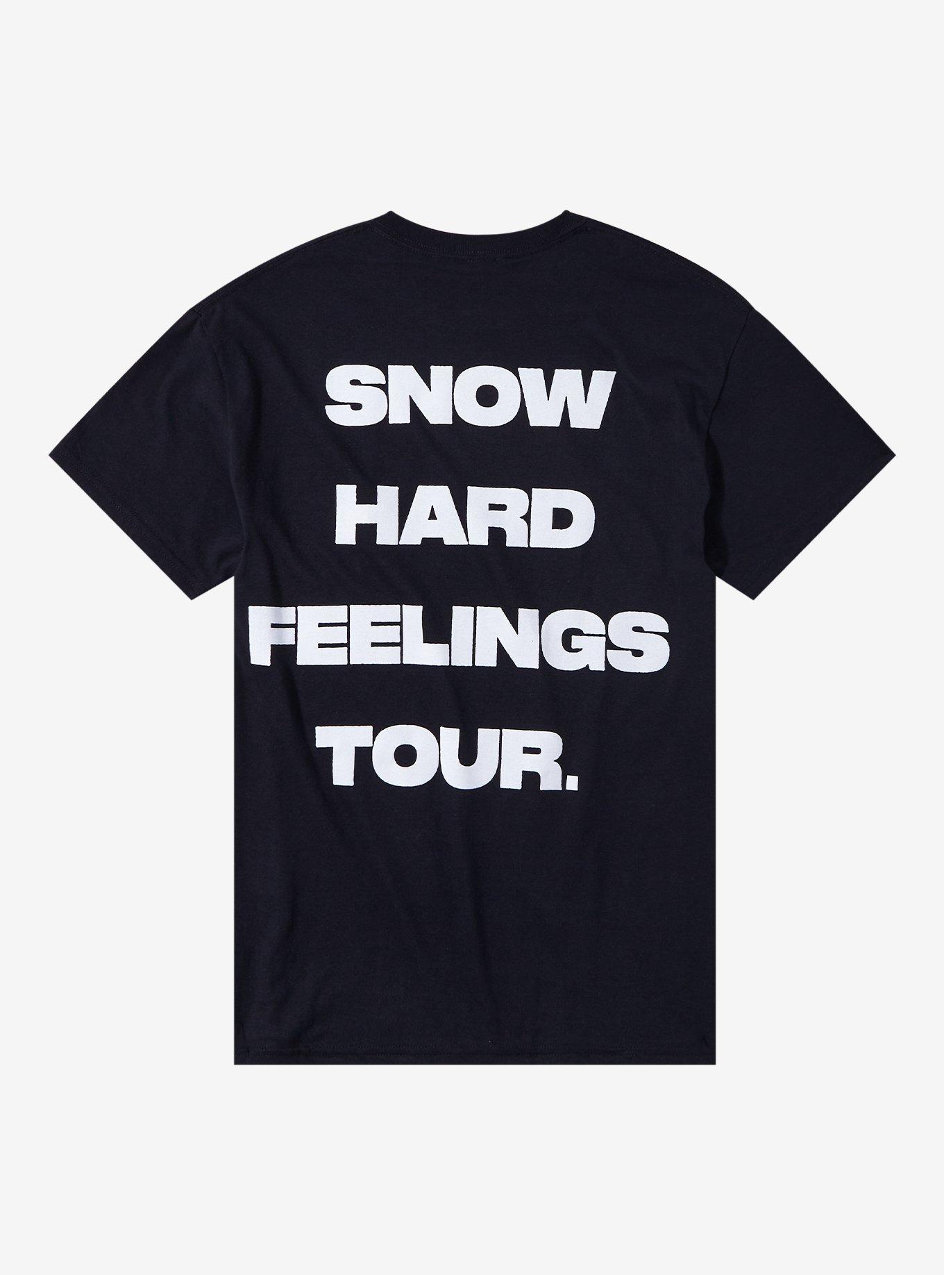 Renee Rapp Snow Hard Feelings Tour T-Shirt, BLACK, alternate