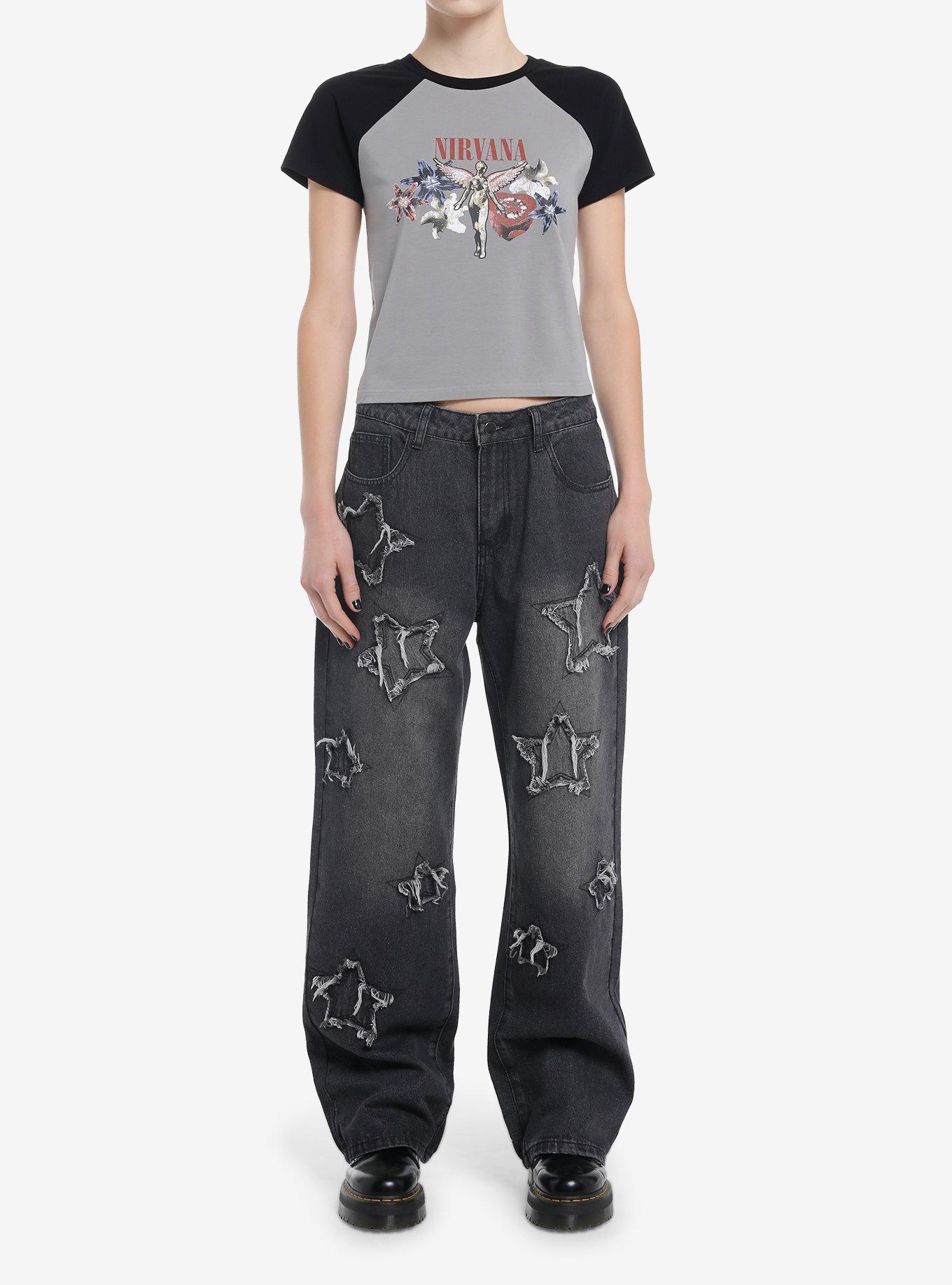 Nirvana In Utero Girls Baby Raglan T-Shirt, , hi-res