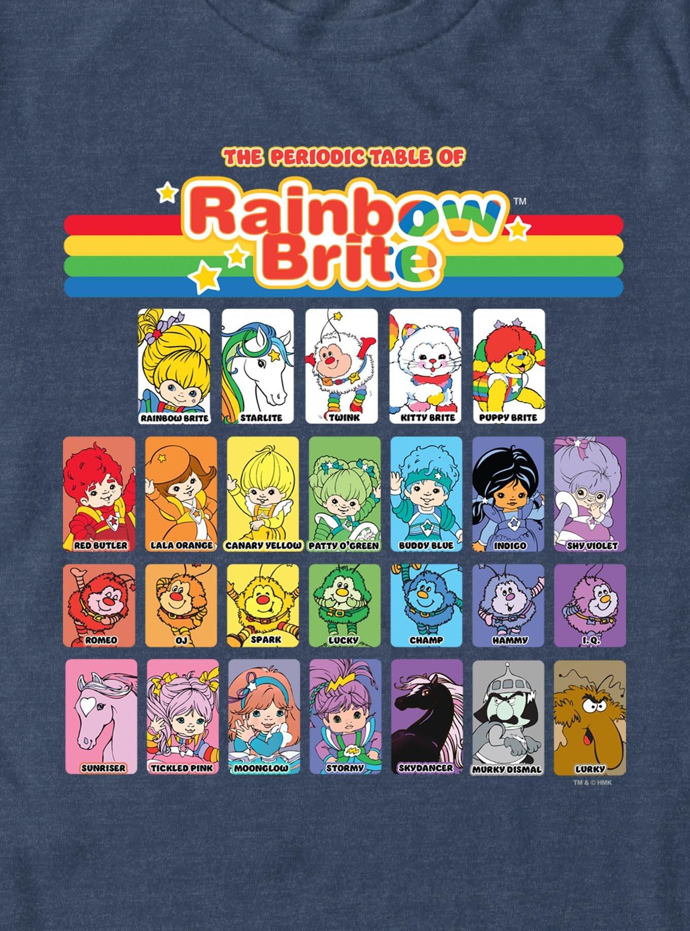 Rainbow Brite Table Of Color T-Shirt