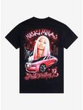 Nicki Minaj Pink Friday 2 Two-Sided Boyfriend Fit Girls T-Shirt, BLACK, alternate
