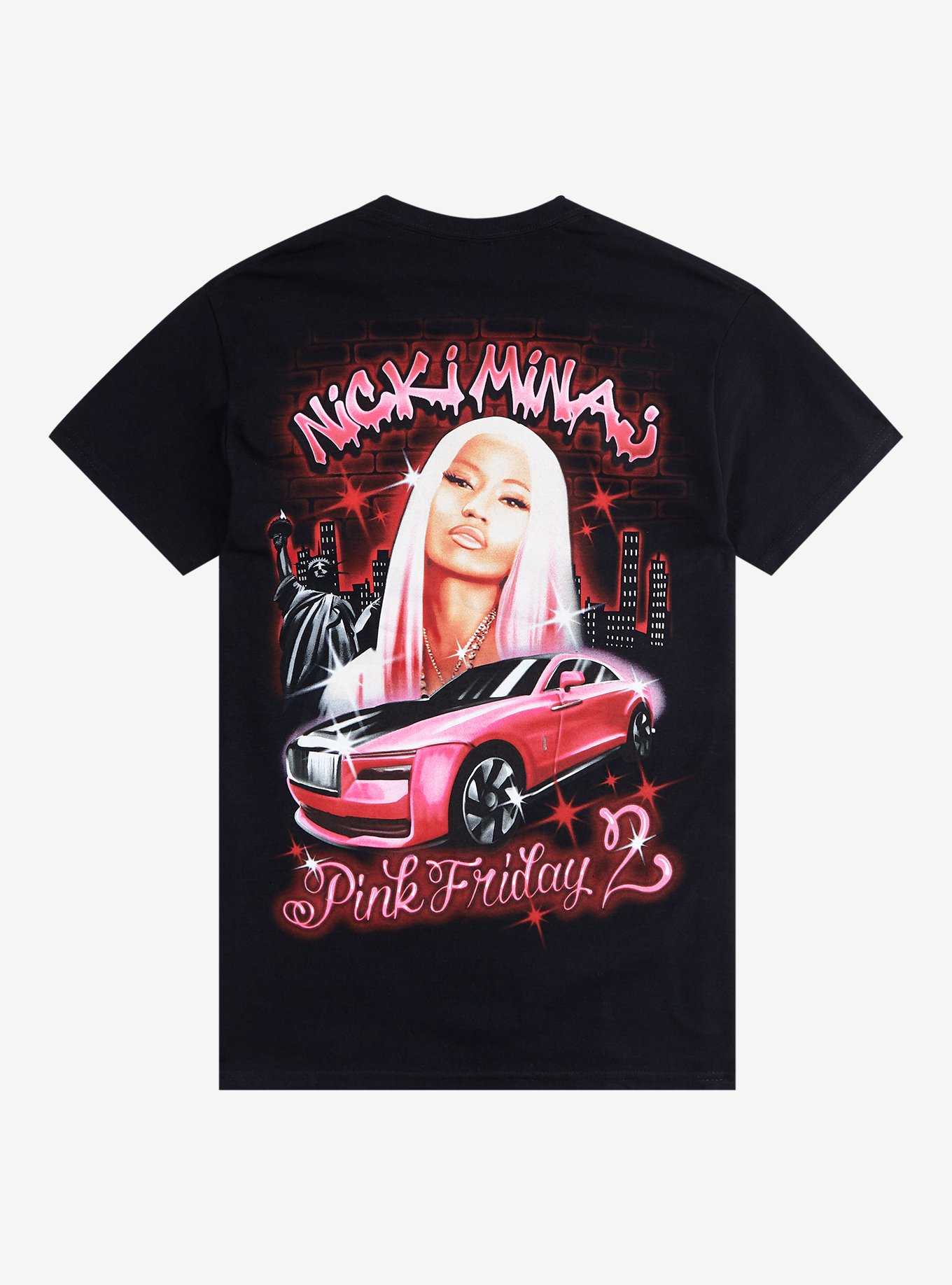 Nicki Minaj Pink Friday 2 Two-Sided Boyfriend Fit Girls T-Shirt, , hi-res