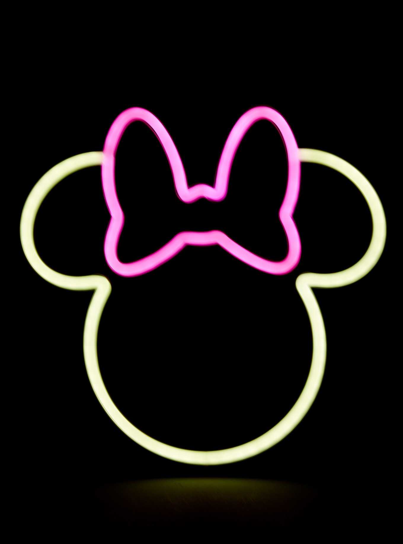 Disney Minnie Mouse Outline LED Neon Light, , hi-res