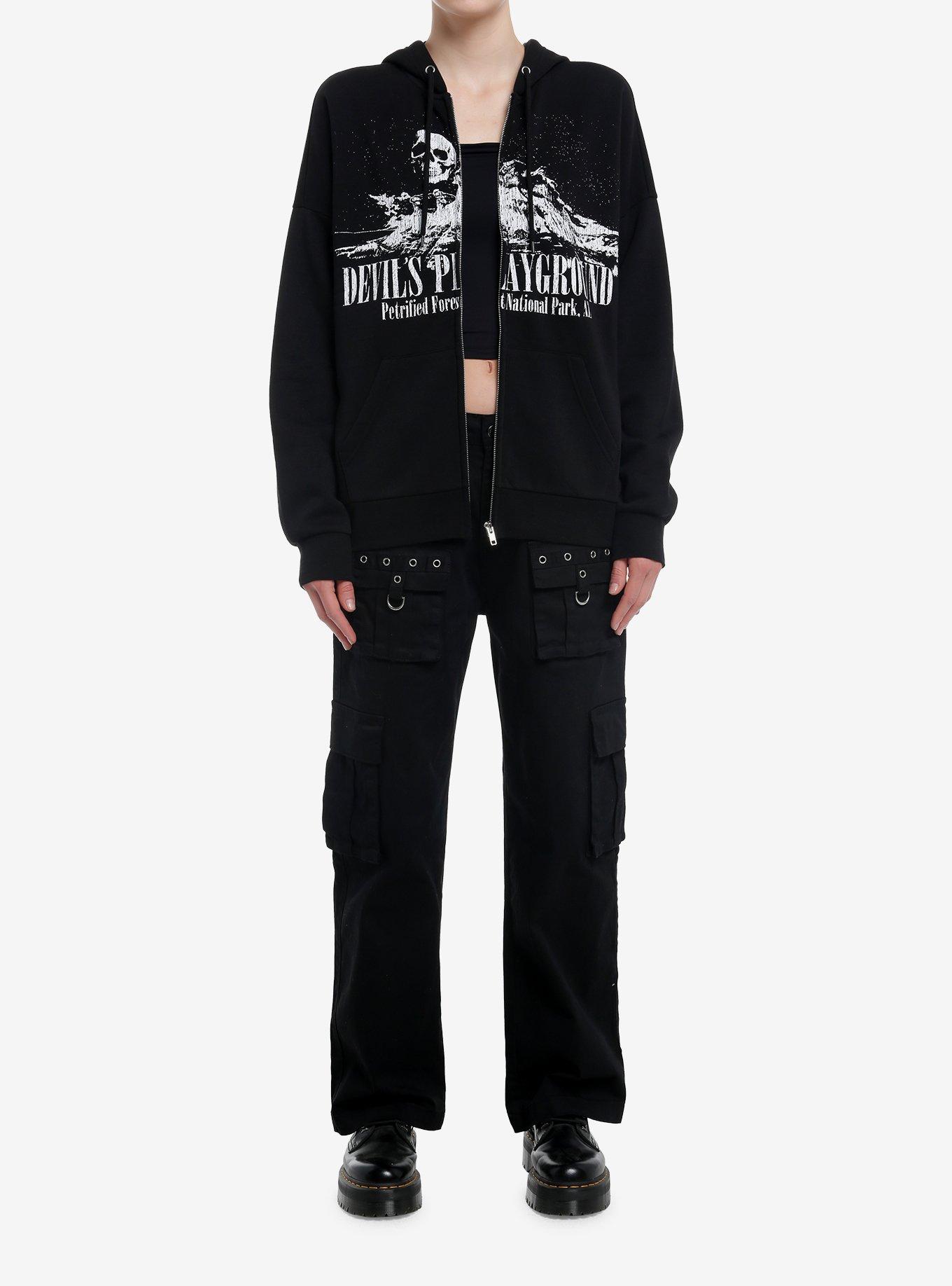 Social Collision Devil's Playground National Park Girls Hoodie, , alternate