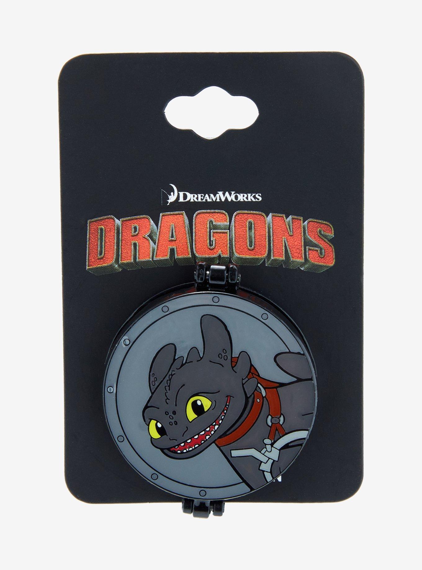 DreamWorks How To Train Your Dragon Toothless Hinge Portrait Enamel Pin, , alternate