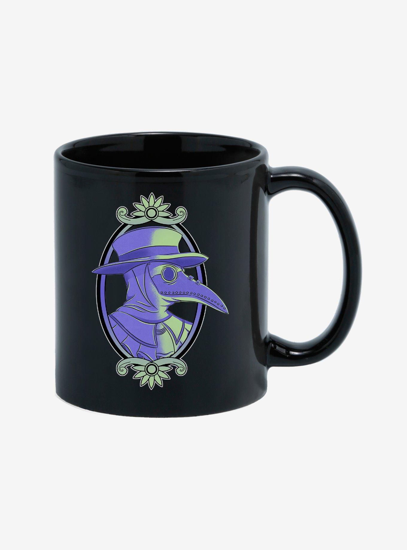 Plague Doctor Portrait 11oz Mug, , alternate