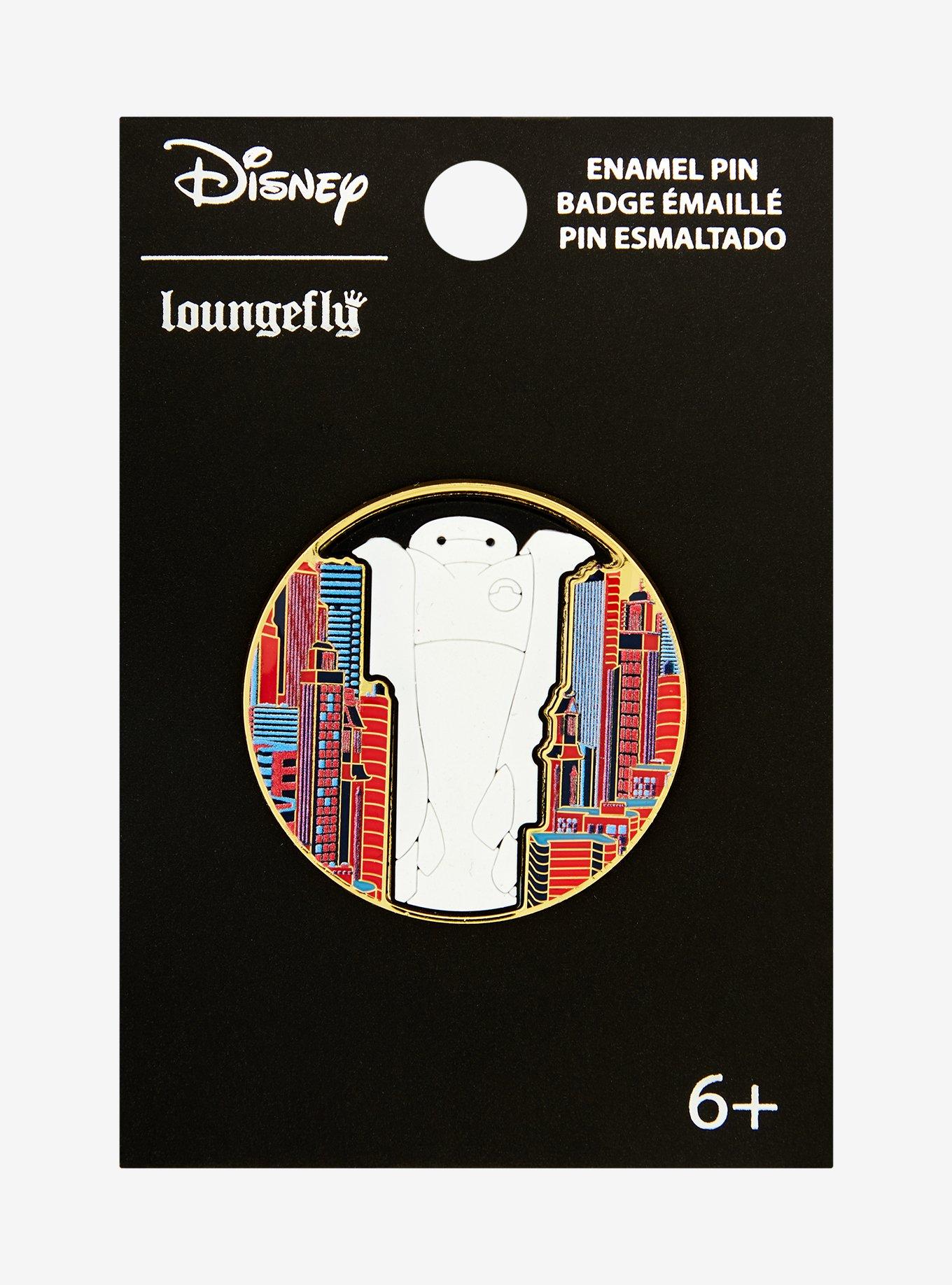 Loungefly Big Hero 6 Baymax City Circle Enamel Pin — BoxLunch Exclusive, , alternate