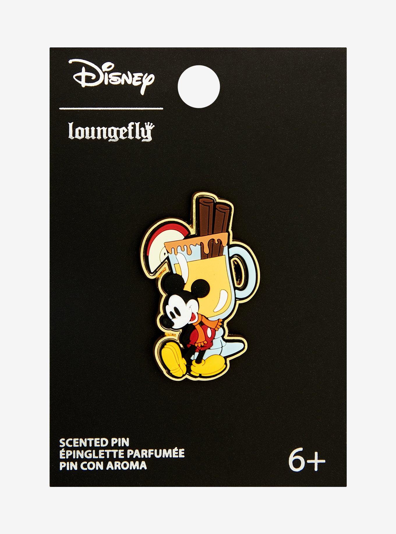 Loungefly Disney Mickey Mouse Apple Cider Cinnammon Scented Enamel Pin — BoxLunch Exclusive, , hi-res