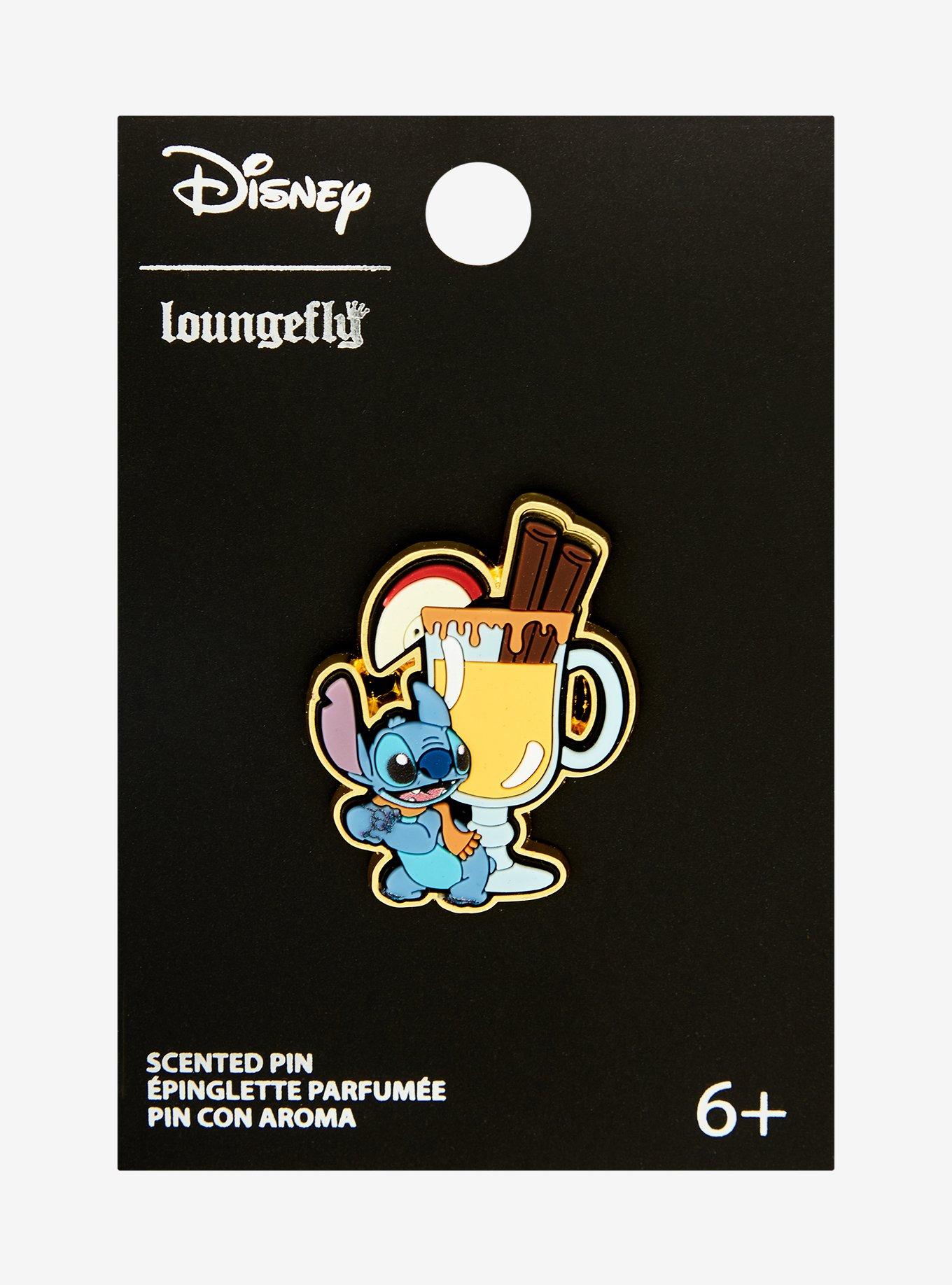 Loungefly Disney Lilo & Stitch Apple Cider Stitch Cinnammon Scented Enamel Pin — BoxLunch Exclusive, , alternate