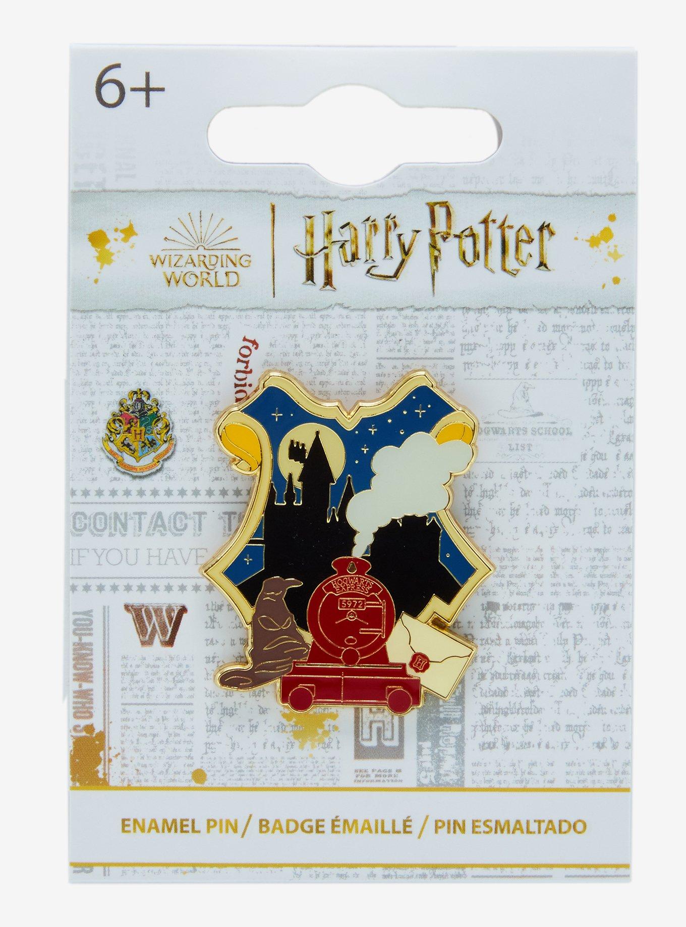 Loungefly Harry Potter Hogwarts Castle Silhouette Enamel Pin - BoxLunch Exclusive, , hi-res