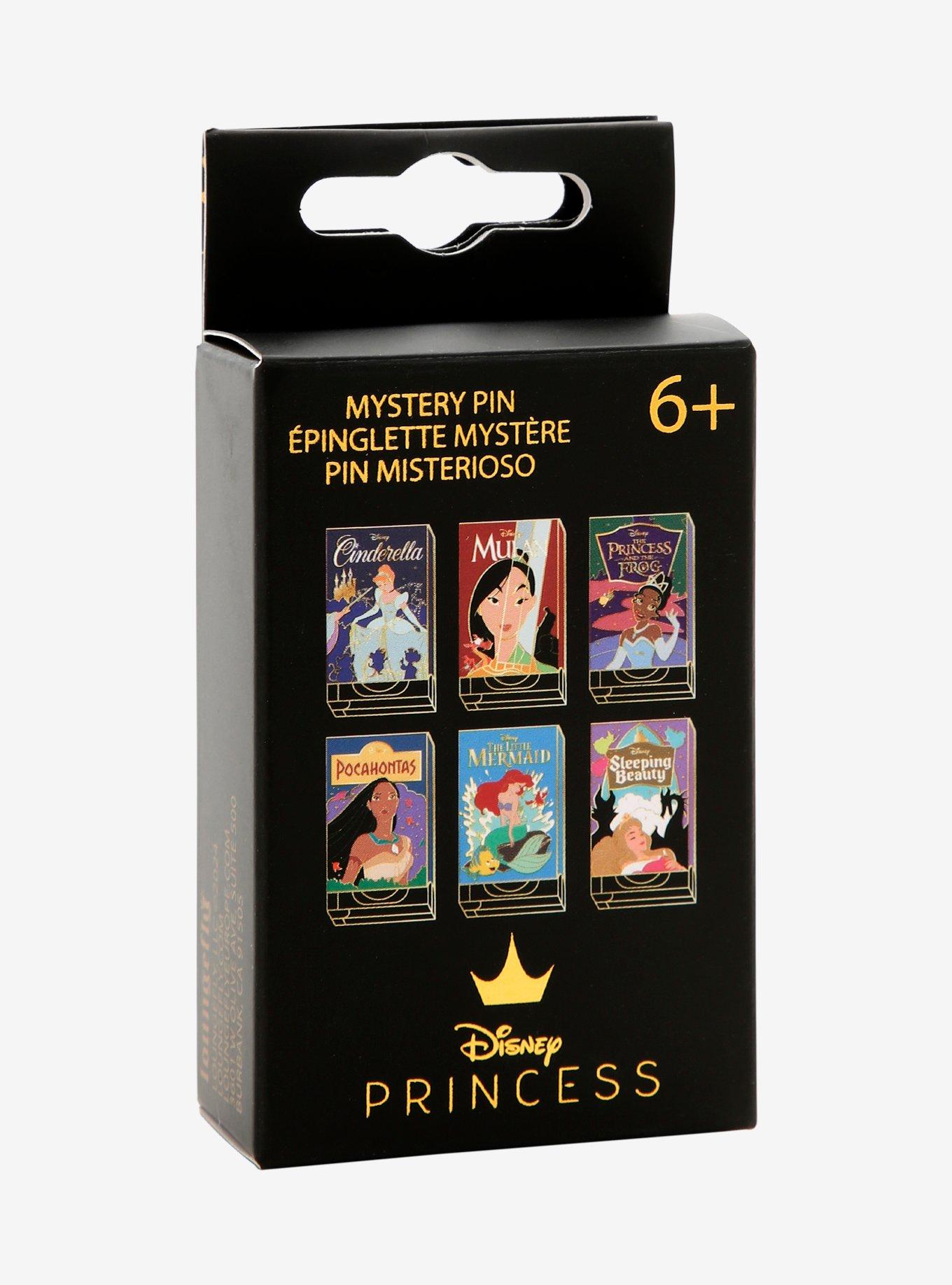 Loungefly Disney Princess VHS Case Blind Box Enamel Pin - BoxLunch Exclusive, , hi-res