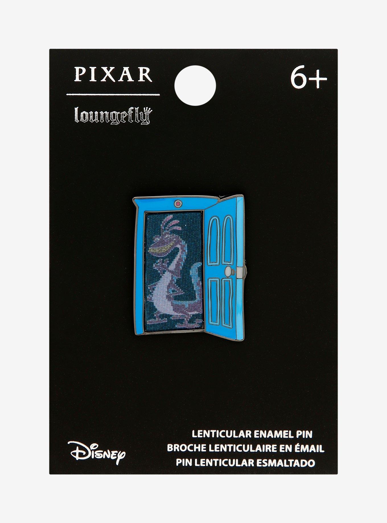 Loungefly Disney Pixar Monsters, Inc. Randall Door Lenticular Enamel Pin - BoxLunch Exclusive, , hi-res