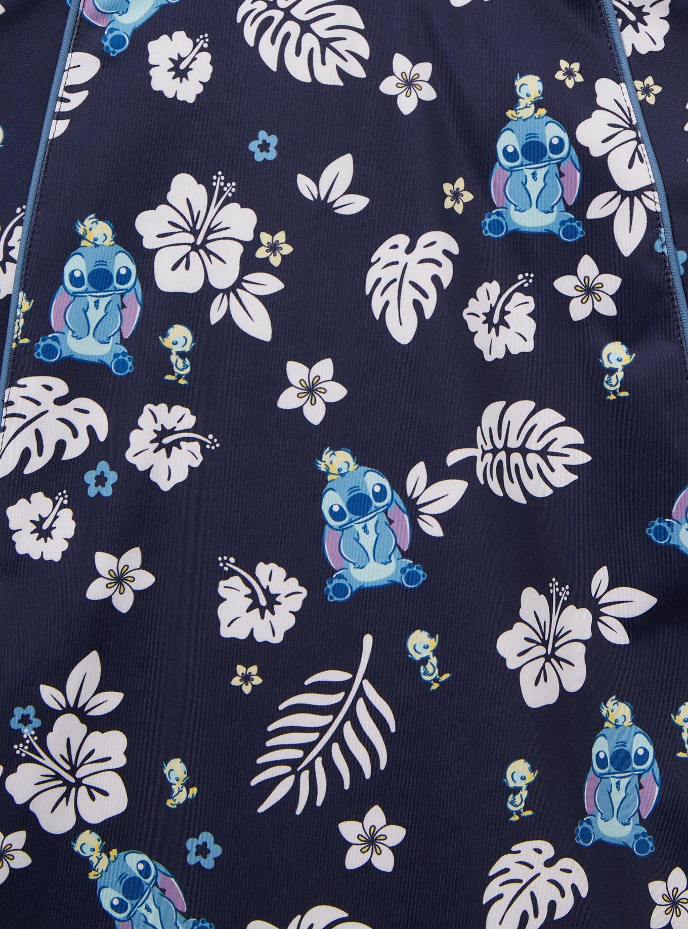 Disney Lilo & Stitch Allover Print Athletic Dress — BoxLunch Exclusive, NAVY, alternate