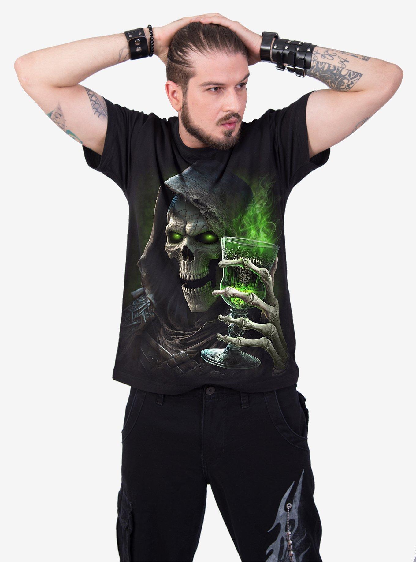 Spiral The Green Fairy T-Shirt, BLACK, alternate