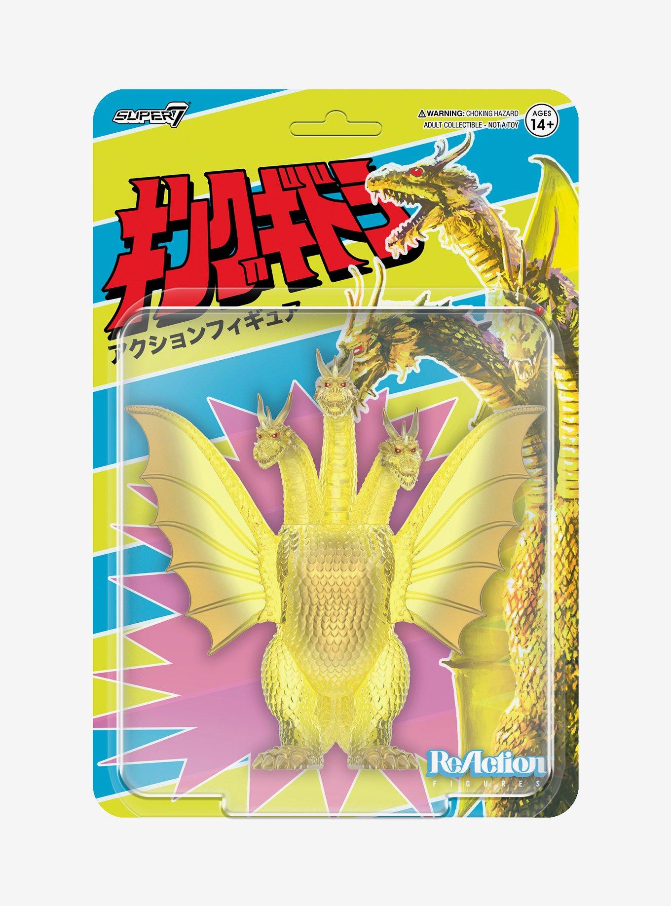 Super7 ReAction Godzilla King Ghidorah Translucent Figure - BoxLunch Exclusive, , alternate