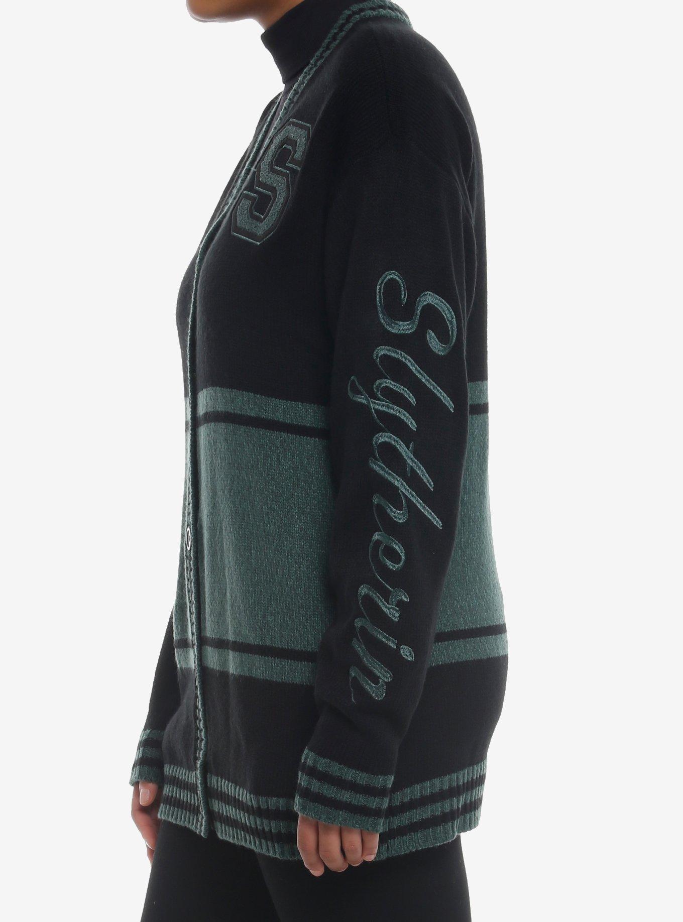 Harry Potter Slytherin Varsity Cardigan, MULTI, alternate