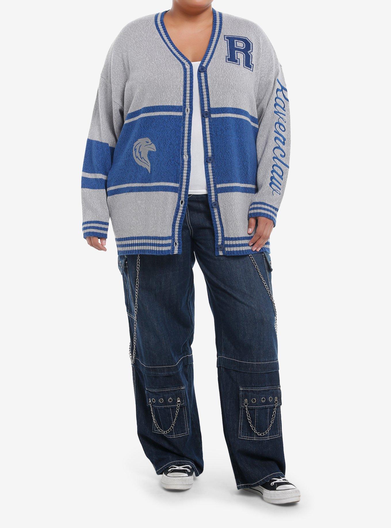 Harry Potter Ravenclaw Varsity Cardigan Plus Size, , hi-res