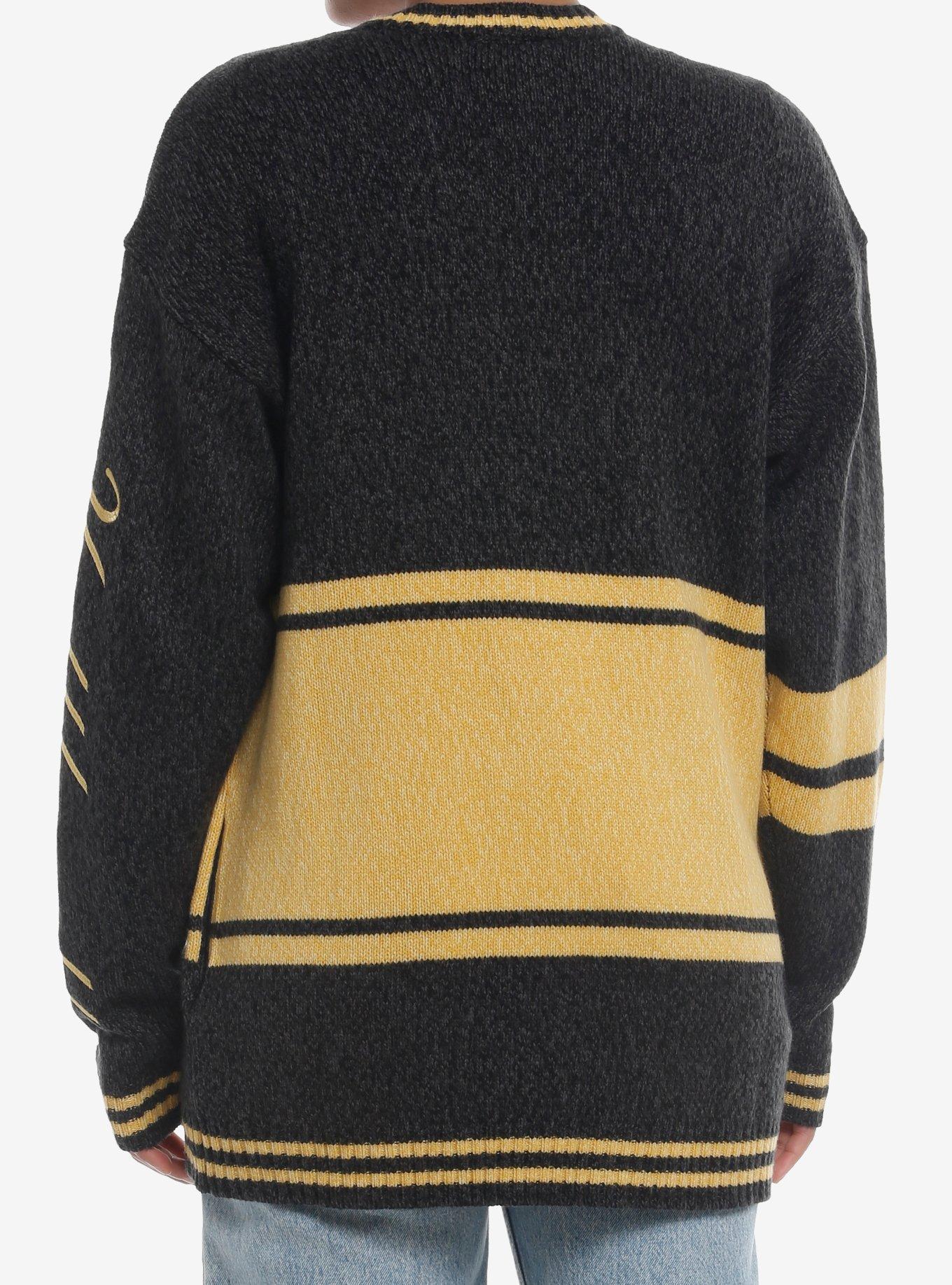 Harry Potter Hufflepuff Varsity Cardigan, MULTI, alternate