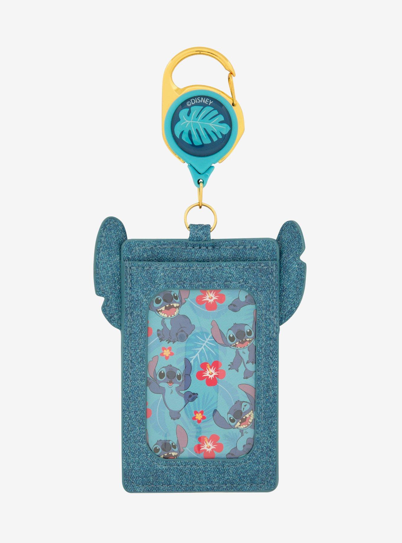 Disney Lilo & Stitch Denim Stitch Figural Retractable Lanyard - BoxLunch Exclusive, , alternate