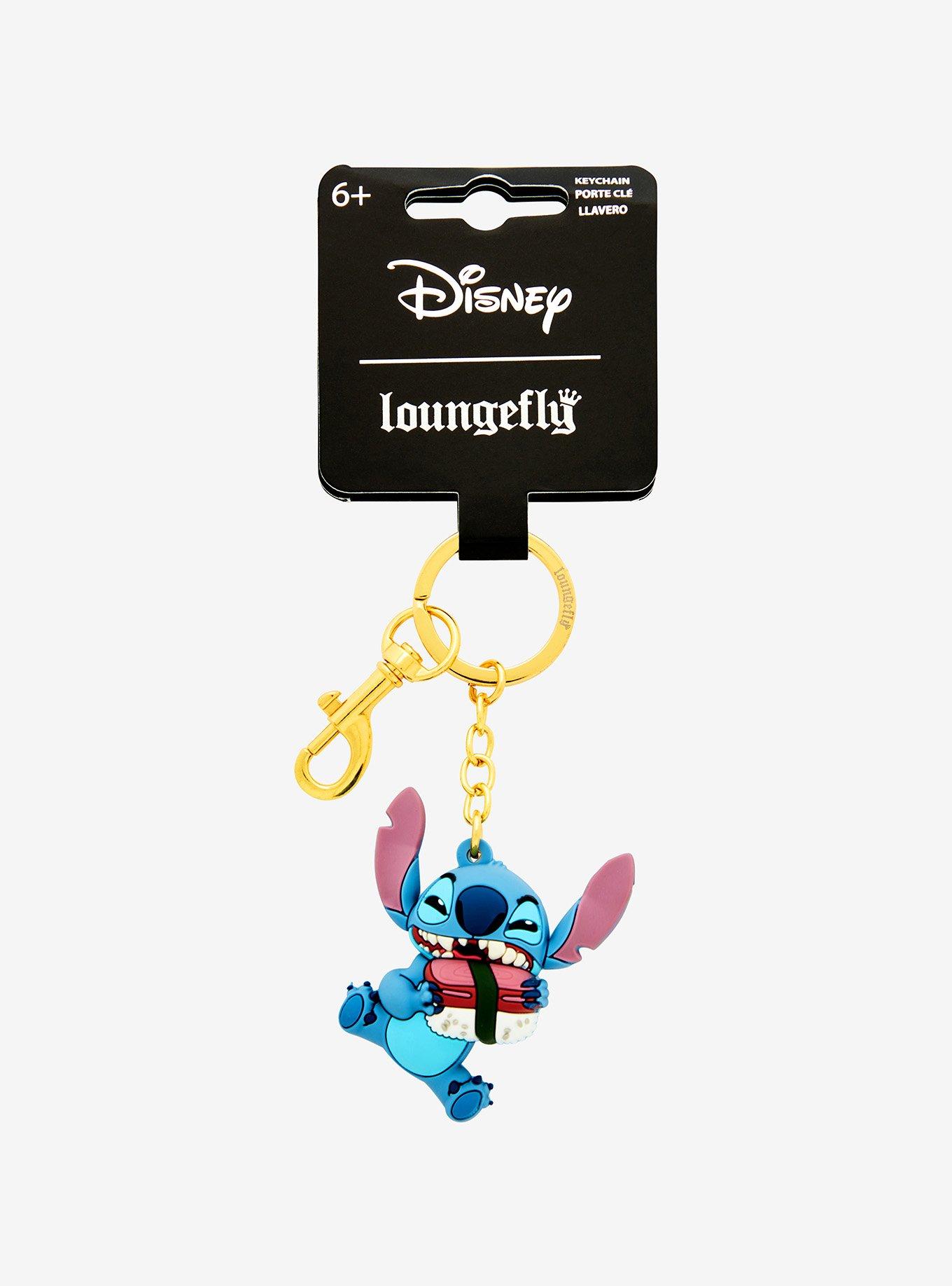 Loungefly Disney Lilo & Stitch Spam Musubi Stitch Figural Keychain - BoxLunch Exclusive, , hi-res